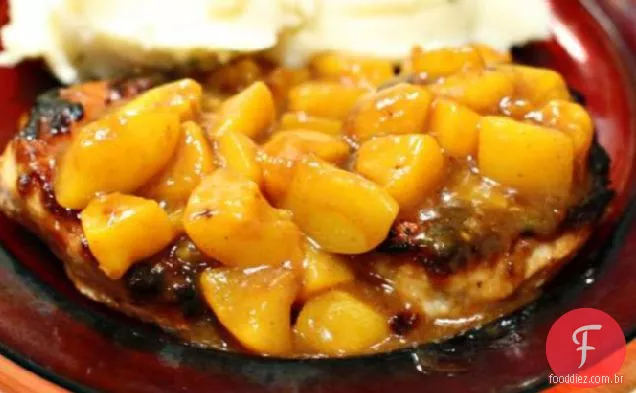 Costeletas De Porco Peachy