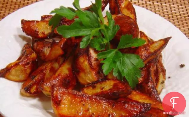 Batatas Grelhadas Com Alho