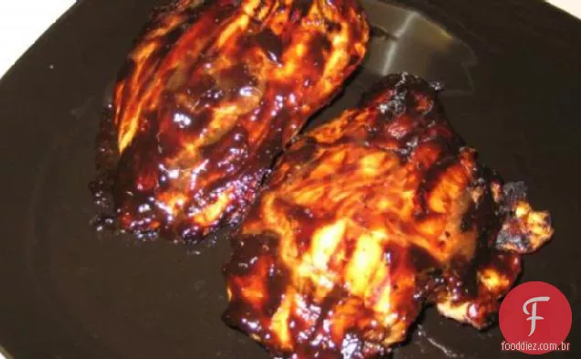 Frango com molho balsâmico para churrasco
