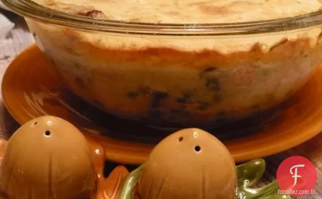 St. Patrick's Day baixo teor de gordura fogão lento dividir sopa de ervilha com Bacon