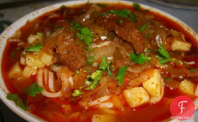 Sopa De Espaguete Grossa