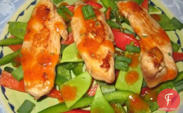 Salada De Frango Estilo Tailandês