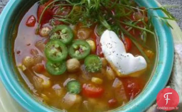 Sopa Picante De Garbanzo