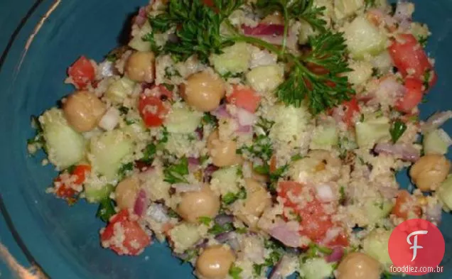 Salada de Garbanzo fresca e leve