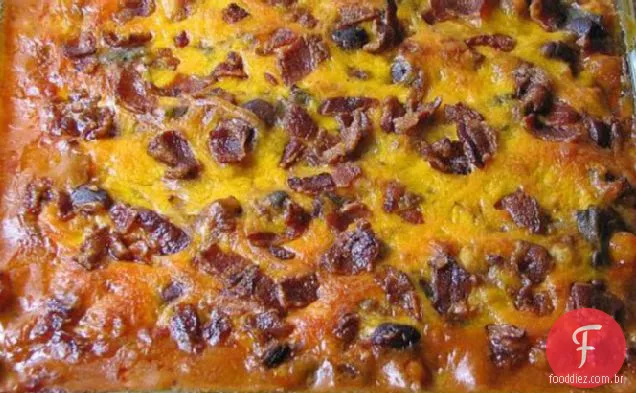 Três Feijão Burger Bake