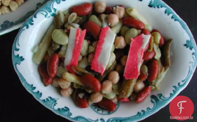 Salada Quente De Cinco Feijões