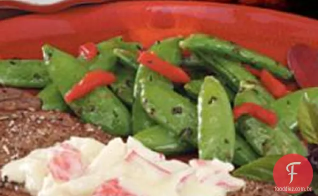 Basil Sugar Snap Peas