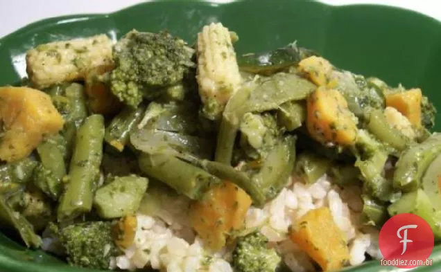 Coco-Banana's Thai green Vegetable Curry