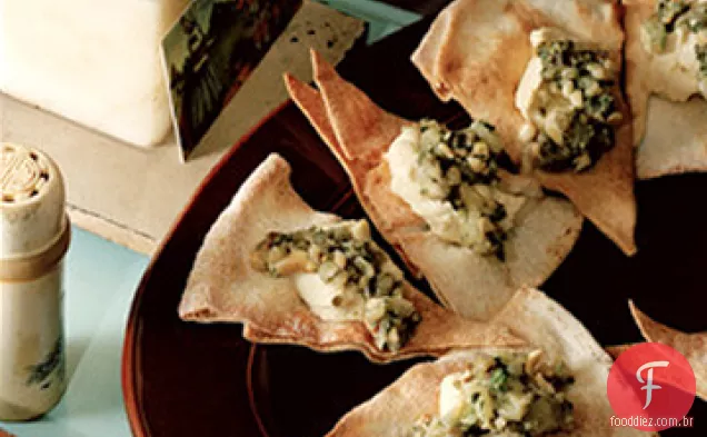 Receita de batatas fritas de berinjela e homus Pita