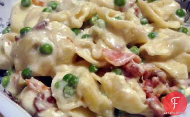 Tortellini Alfredo Simples E Cremoso