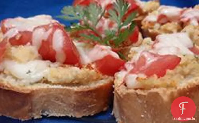Bruschetta com Hummus