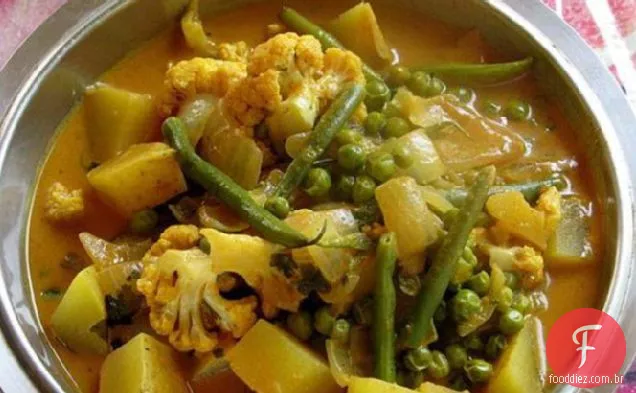 Legumes Com Curry Rápido
