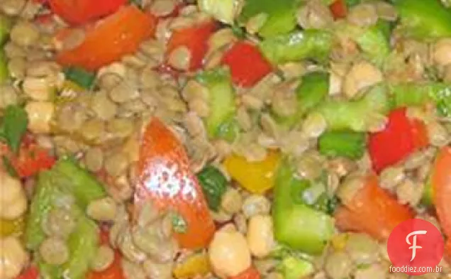 Salada De Lentilha Marroquina