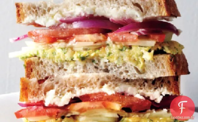 Sanduíche De Salada Grega