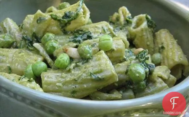 Massas, Pesto e ervilhas
