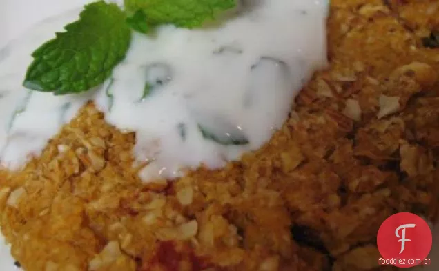 Croquetes De Grão De Bico Com Molho De Iogurte