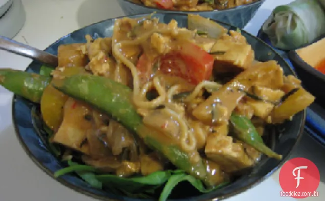 Tempeh Caju Macarrão