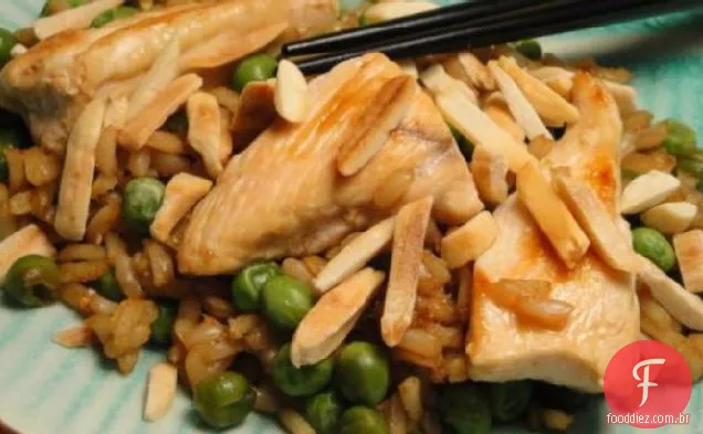 Frango rápido e arroz