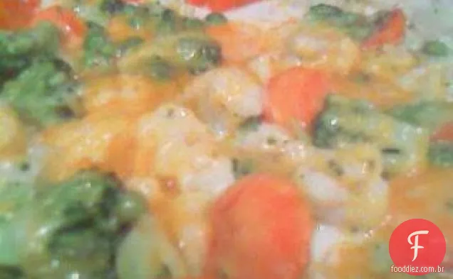 Legumes Com Cobertura De Queijo