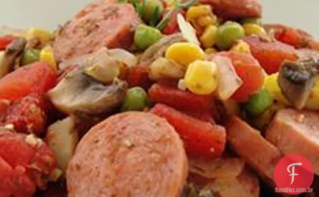 Caçarola De Salsicha Picante