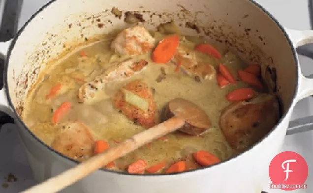 Curry De Frango Jamaicano