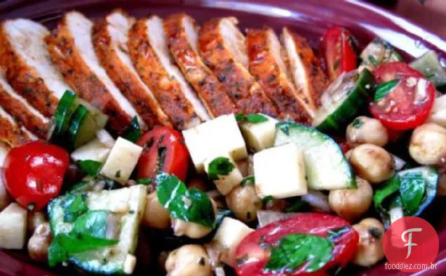 Salada De Grão-De-Bico Mediterrânea