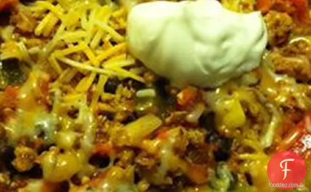 Feijão preto e Grão De Bico Chili