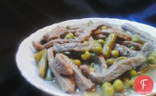 Grão de bico, feijão Cannellini e sopa de Wheatberry