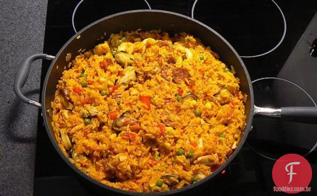 Frutos Do Mar Arroz Espanhol