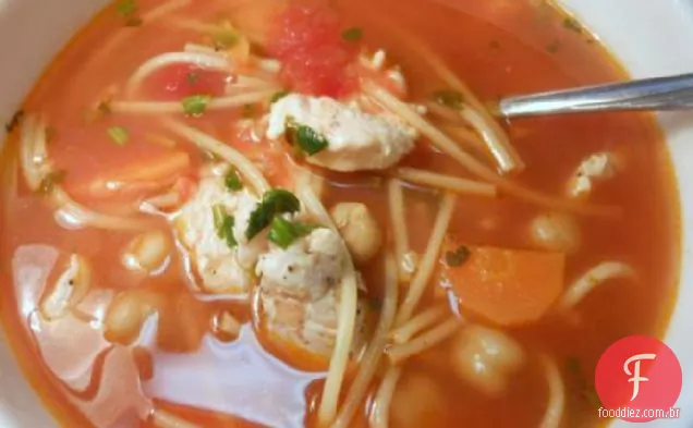 Chickpea Chicken Noodle Soup