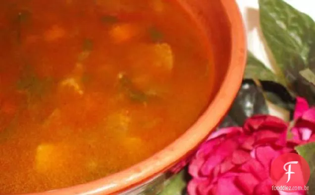 Sopa Do Norte Da África (Vegetariana)