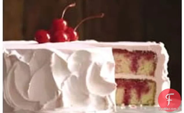 Cereja preta gelatina-o Poke bolo