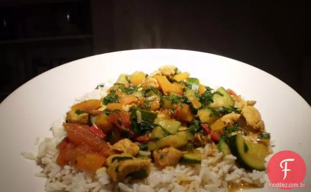 Curry de frango gostoso com pressa