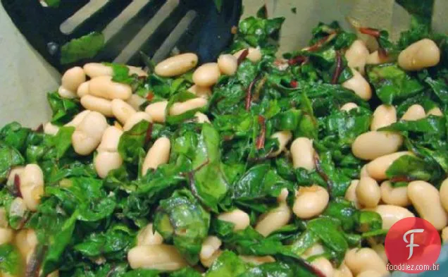 Acelga Suíça Picante E Feijão