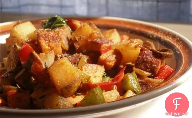 Acelga Suíça E Fritada De Queijo De Cabra
