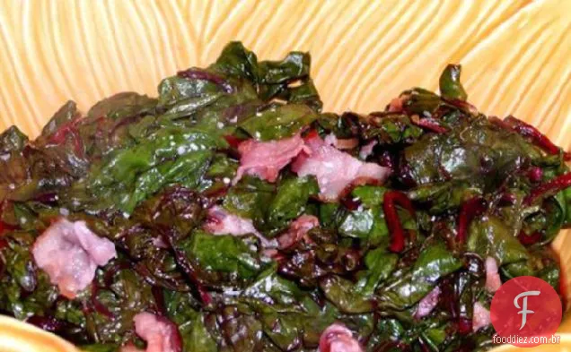 Acelga Com Molho De Bacon