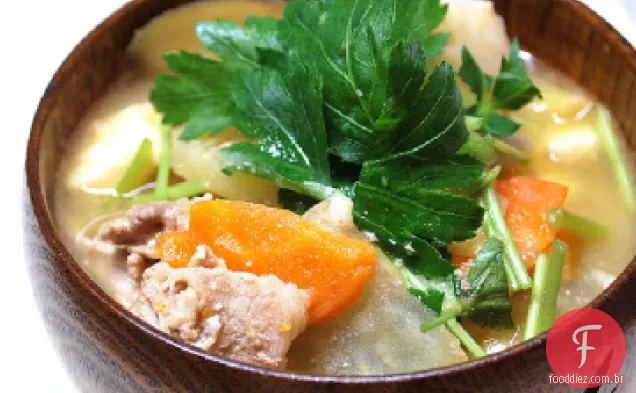 Sopa Miso Vegetal