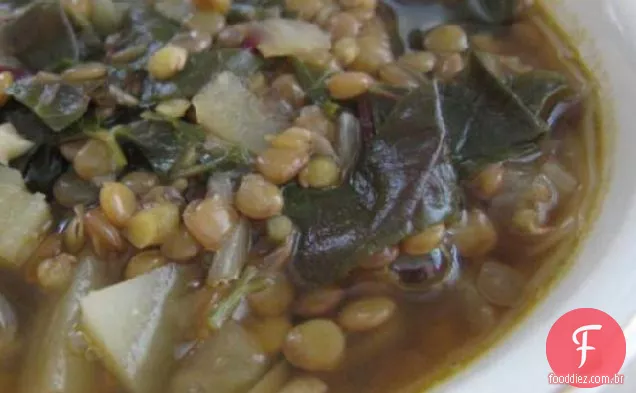 Sopa De Lentilha Lemony
