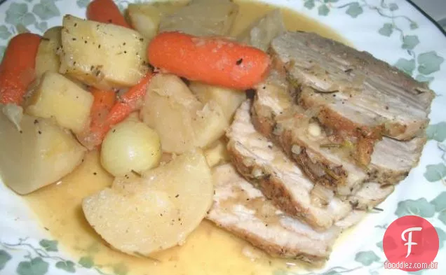 Batata e nabo assar