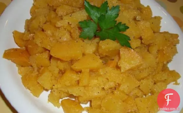 Rutabaga de gengibre e laranja (nabo amarelo ou Sueco)