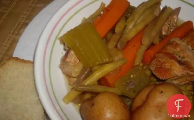 Chicken Pot Au Feu