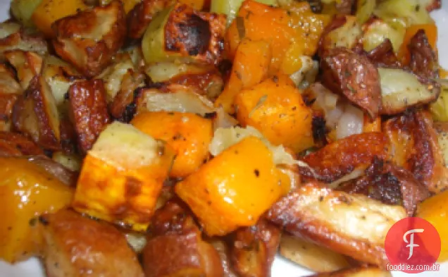 Vegetais De Raiz Torrados