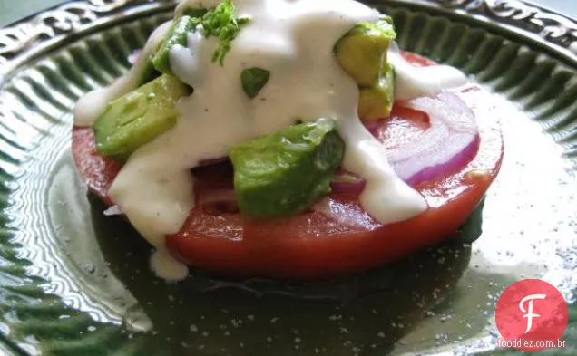Salada De Abacate Morango