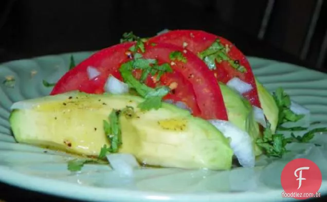 Salada Simples De Abacate