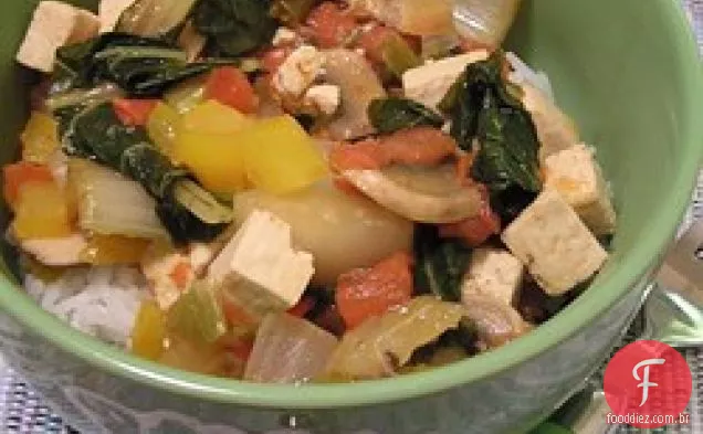 Tofu De Curry De Coco