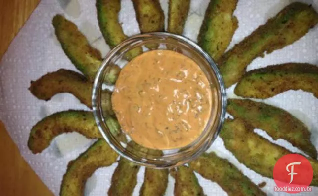 Batatas Fritas De Abacate Com Chipotle Remoulade