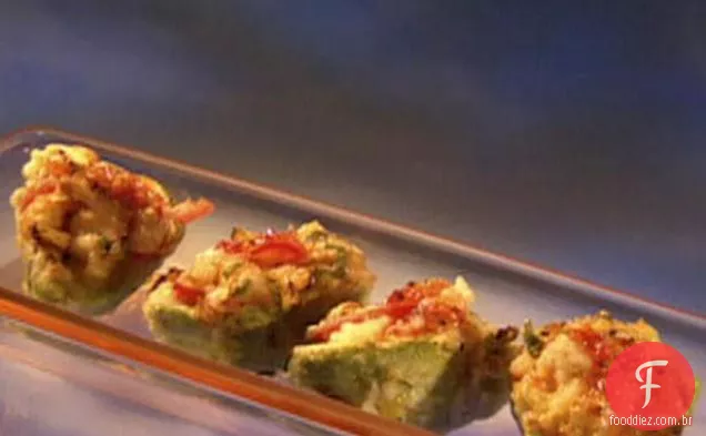 Abacate Tempura com camarão