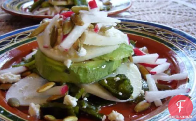 Salada Picante De Abacate Poblano