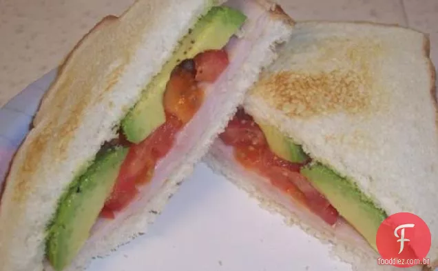 Um Sanduíche De Abacate-Licious