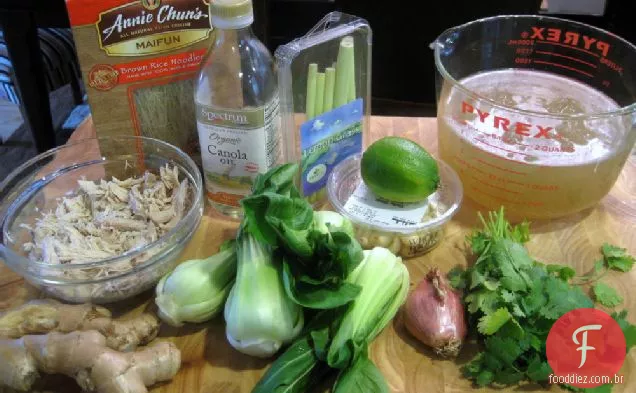 Spring Thai Chicken Noodle Soup